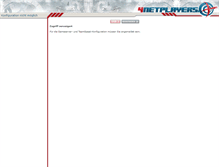 Tablet Screenshot of netplayconfig.4players.de